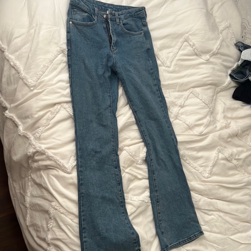 blue princess poly jeans